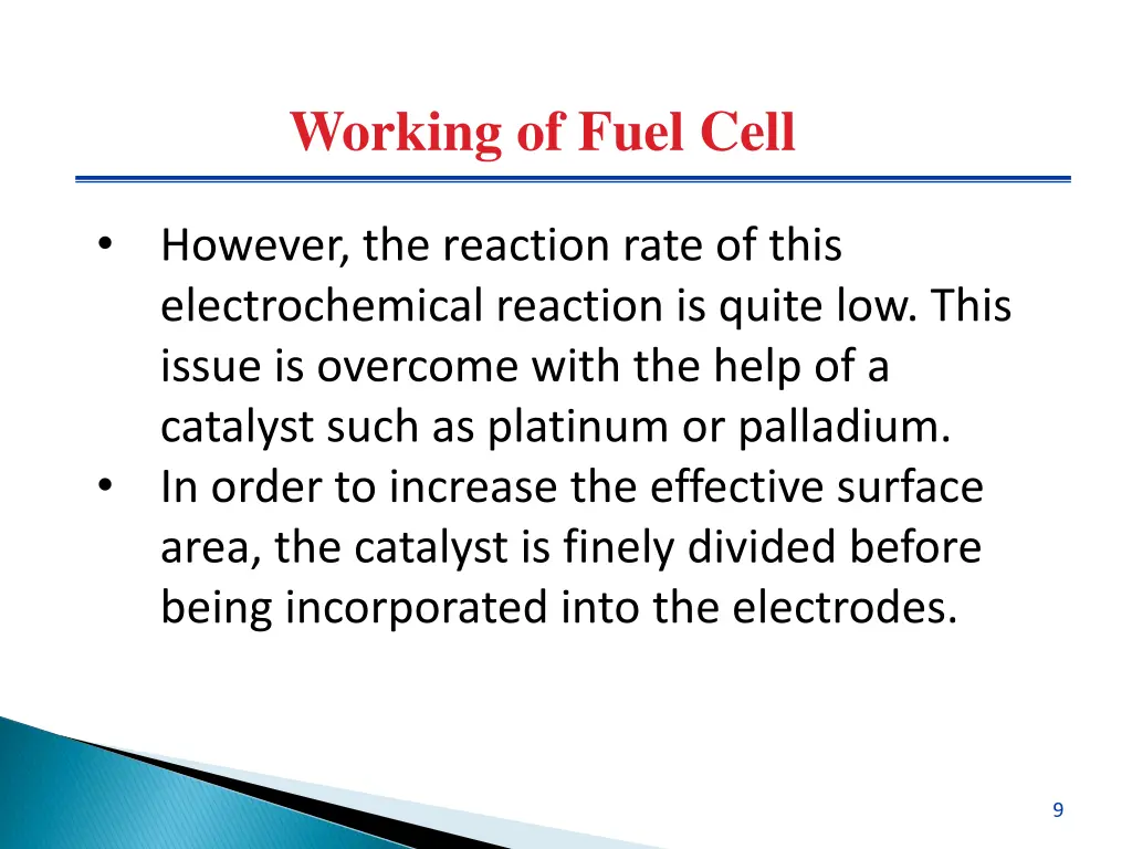 working of fuel cell 2