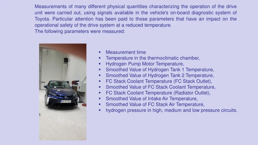 measurements of many different physical