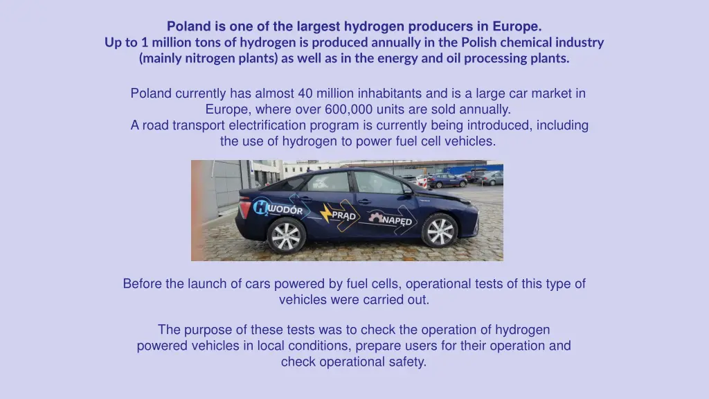 poland is one of the largest hydrogen producers