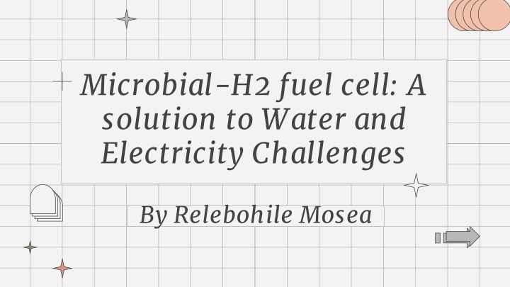 microbial h2 fuel cell a solution to water