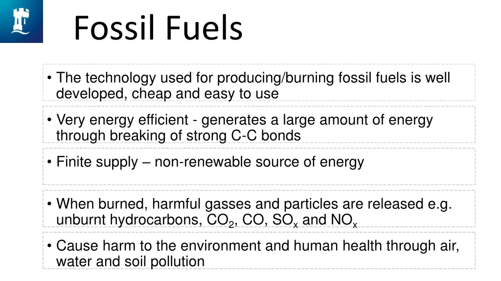 fossil fuels