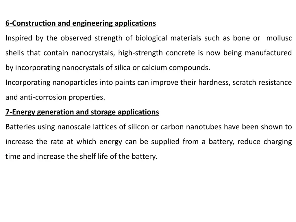 6 construction and engineering applications