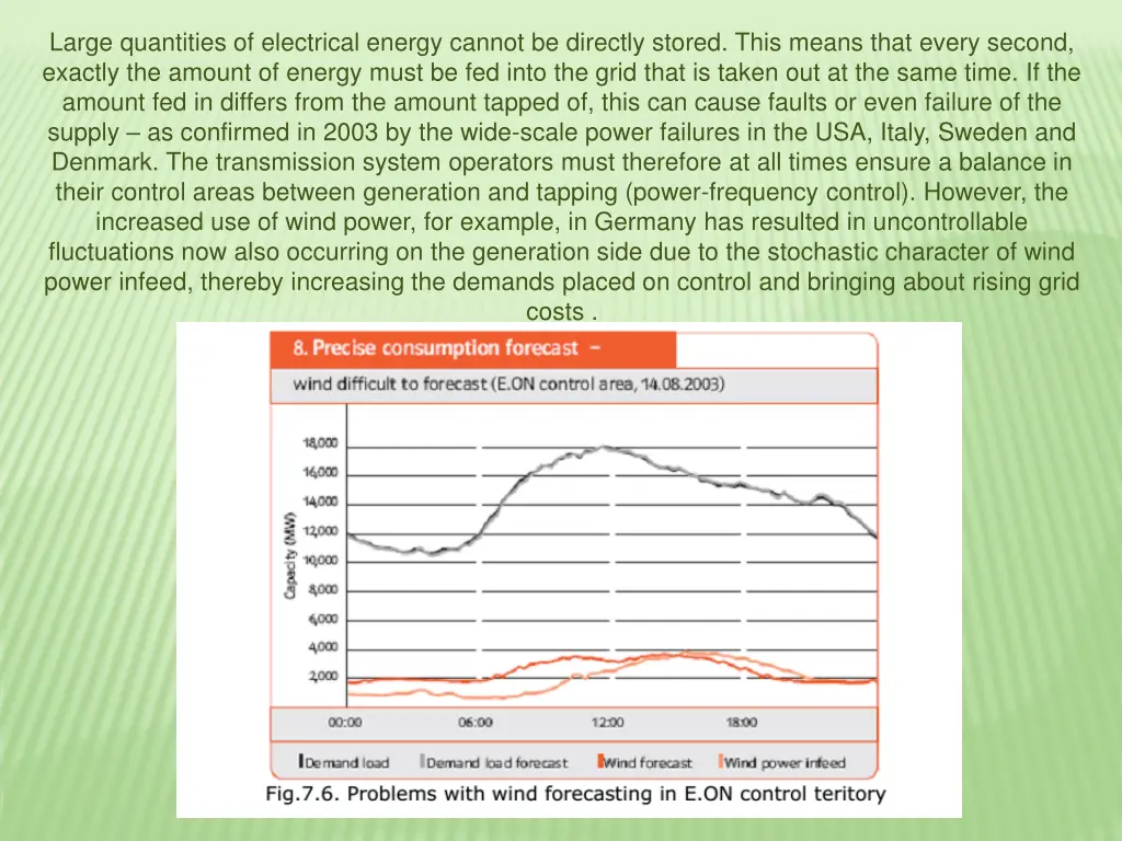 large quantities of electrical energy cannot