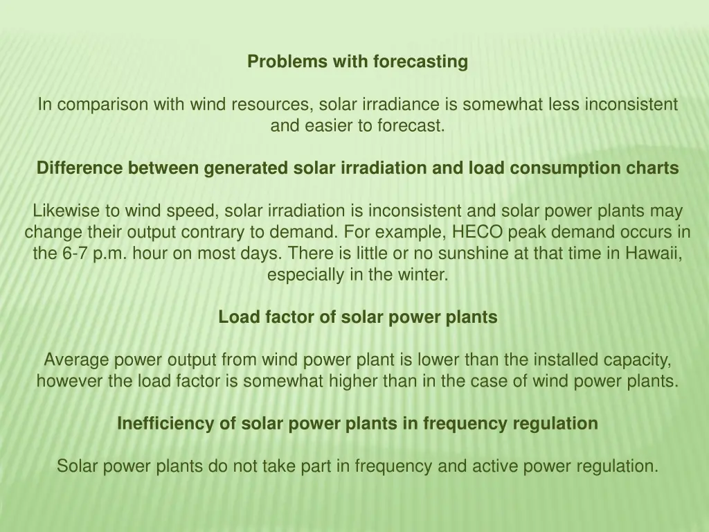 problems with forecasting 1