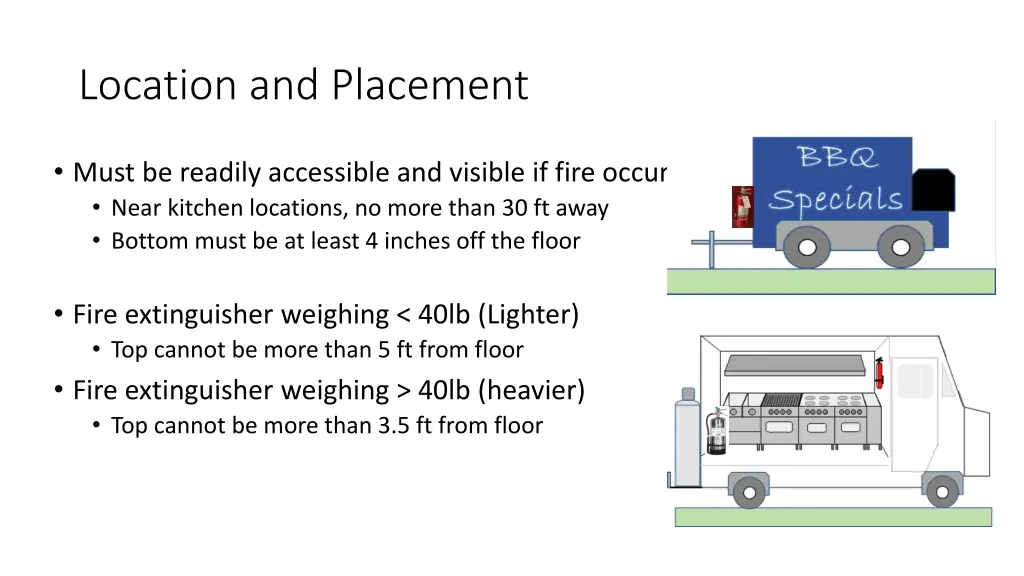 location and placement