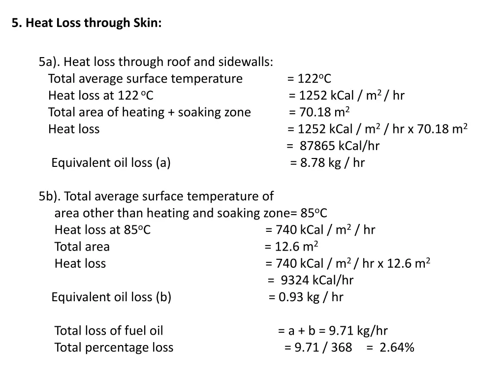 5 heat loss through skin