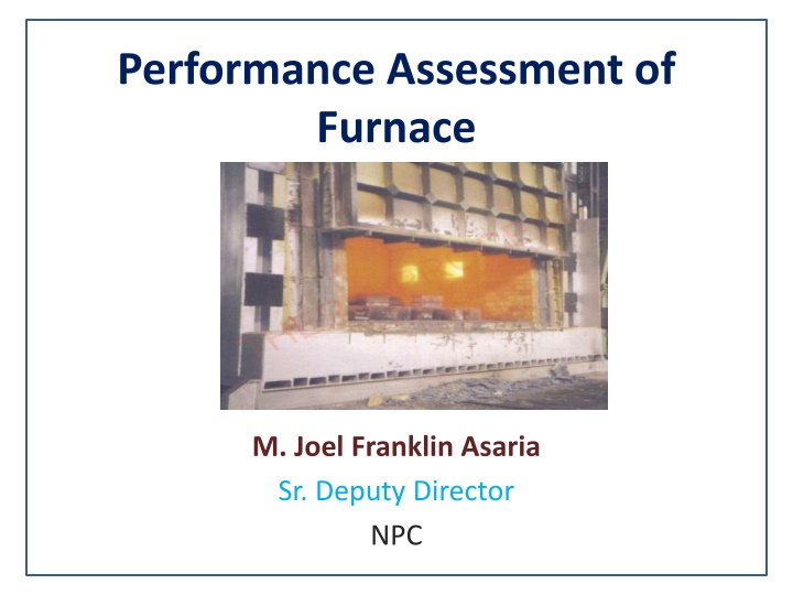 performance assessment of furnace