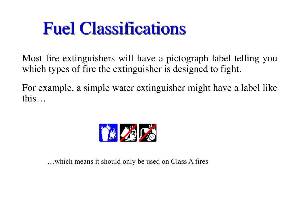 fuel classifications 2