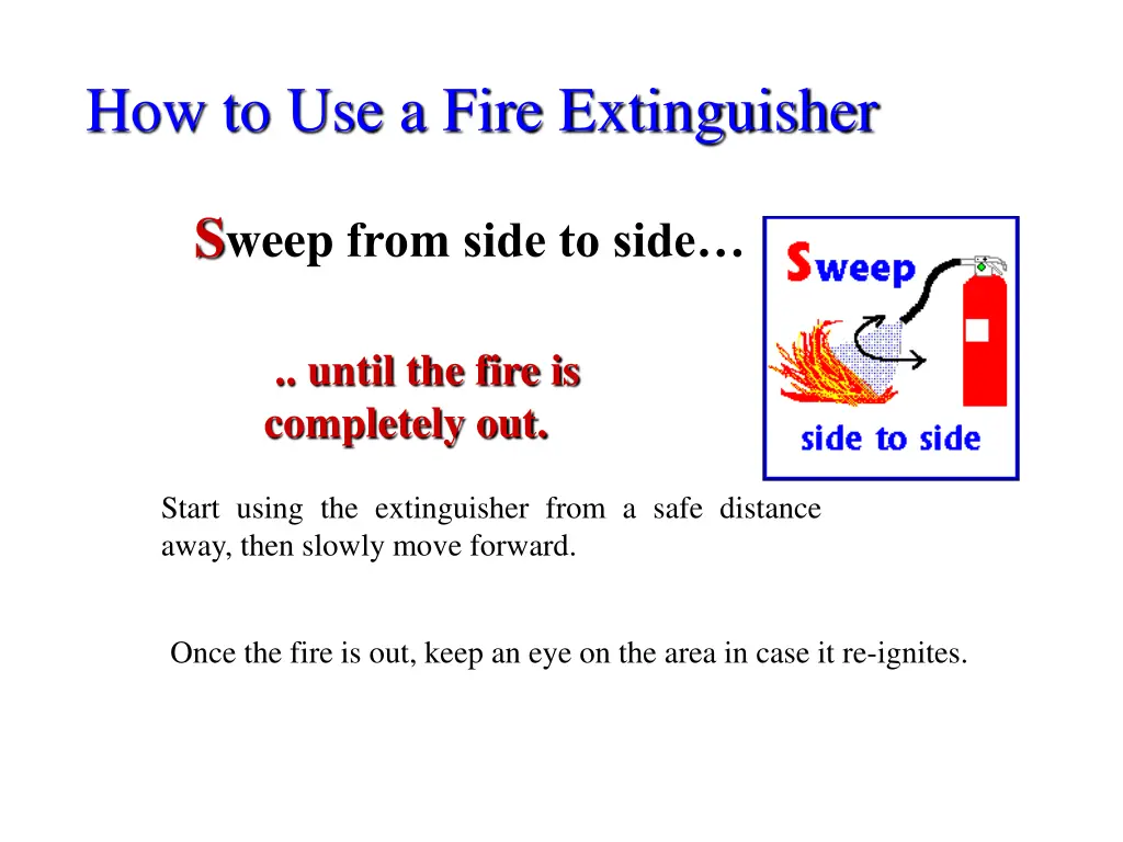 how to use a fire extinguisher 4