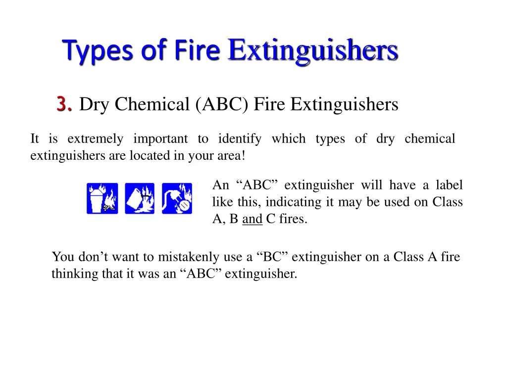 types of fire extinguishers 12