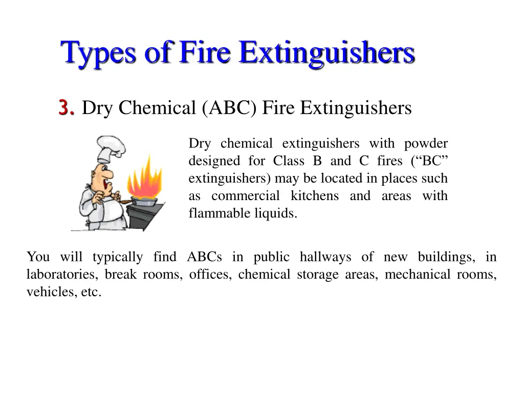 types of fire extinguishers 13