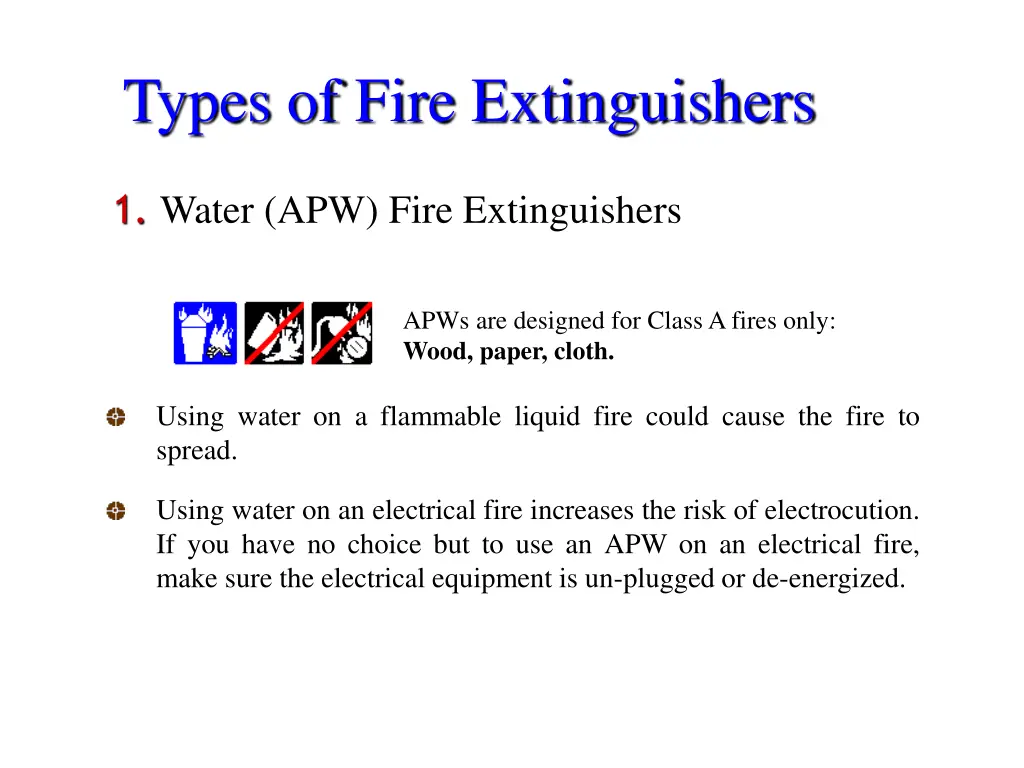 types of fire extinguishers 3