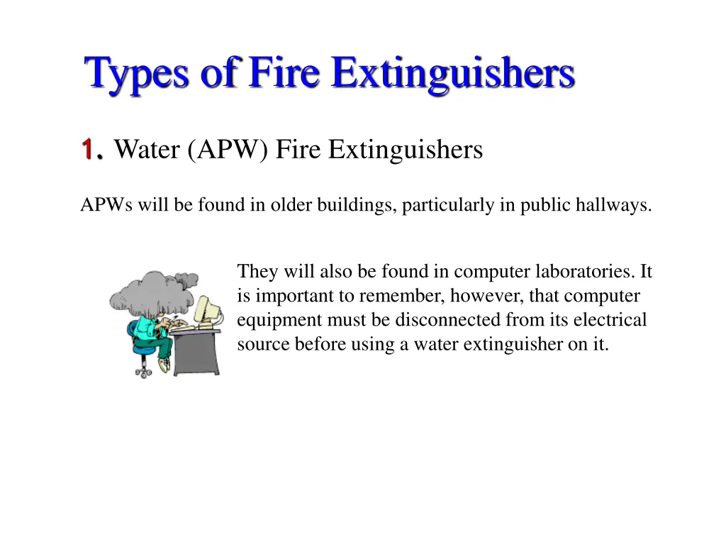 types of fire extinguishers 4