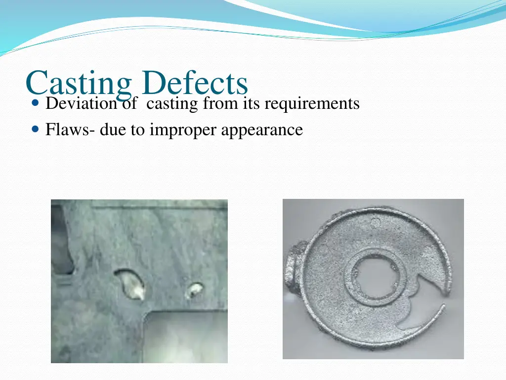 casting defects deviation of casting from