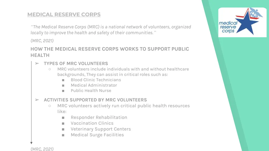 medical reserve corps