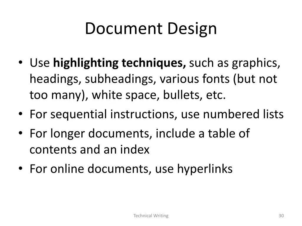 document design