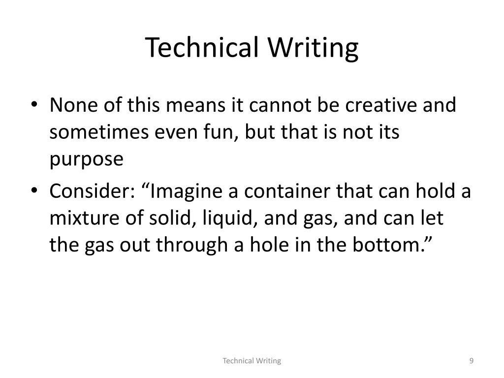 technical writing