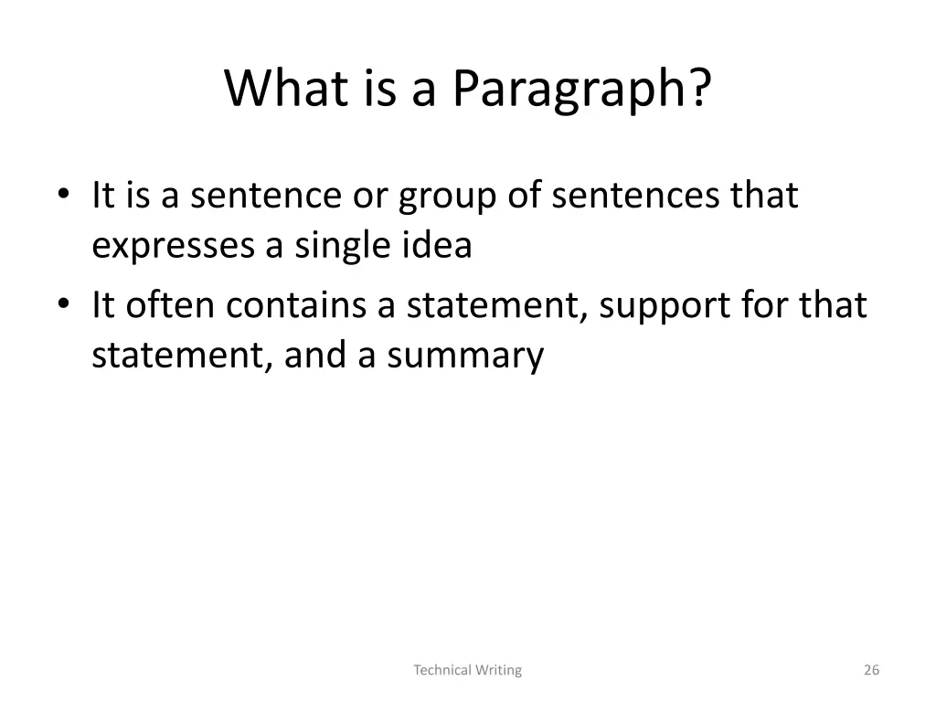 what is a paragraph