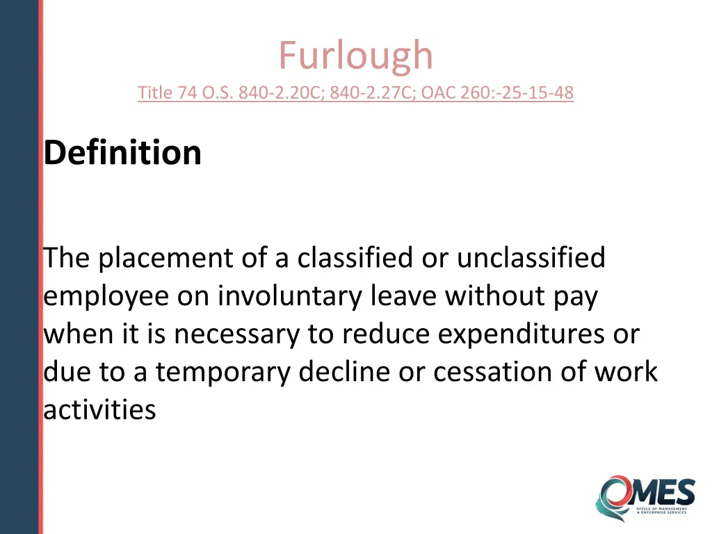 furlough