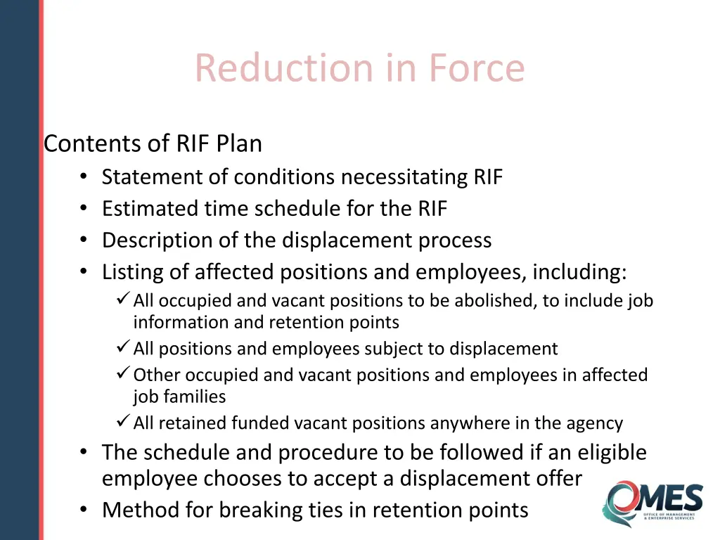 reduction in force 4