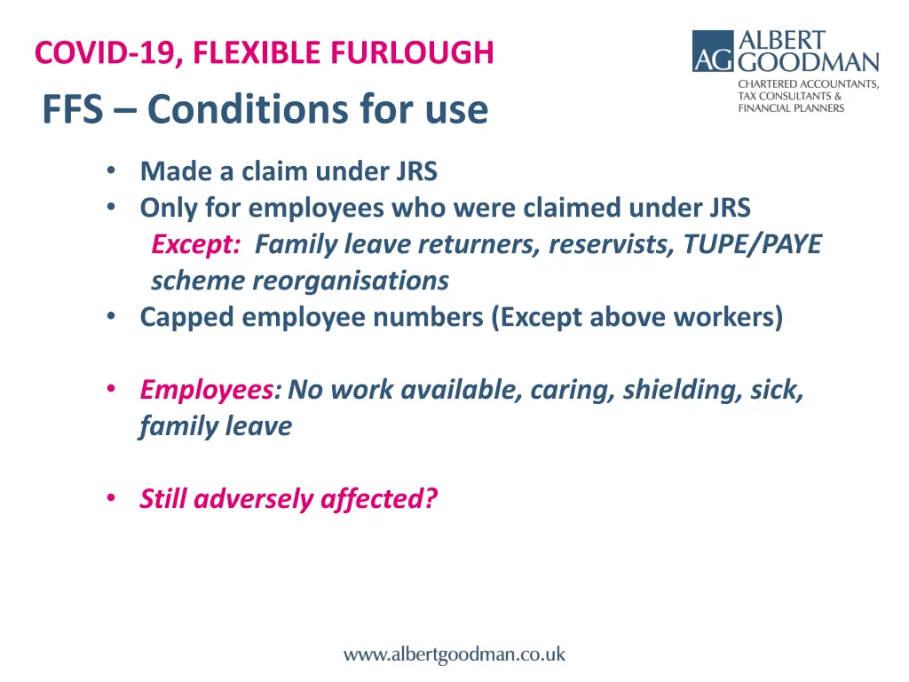 covid 19 flexible furlough ffs conditions for use