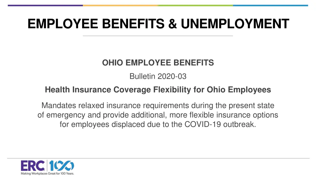 employee benefits unemployment