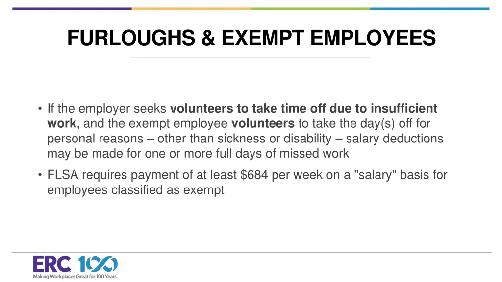 furloughs exempt employees 1