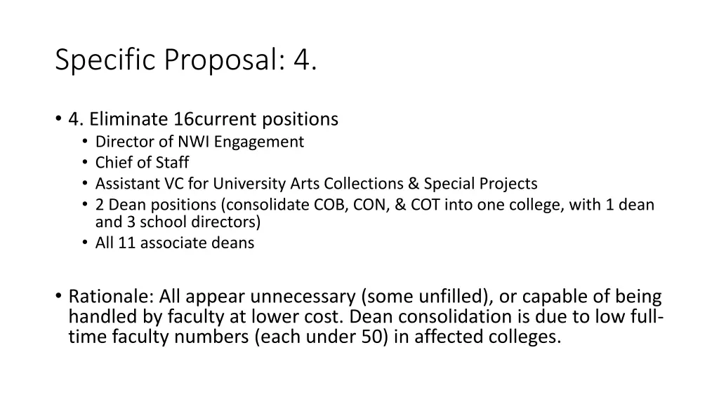 specific proposal 4