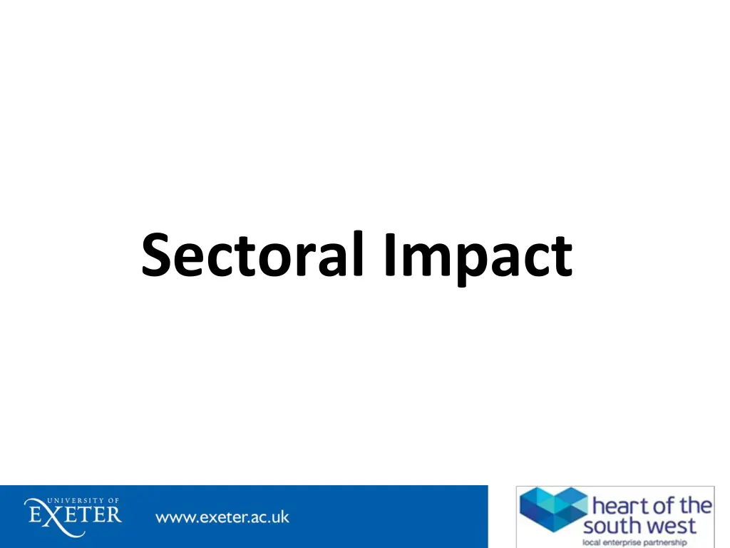 sectoral impact