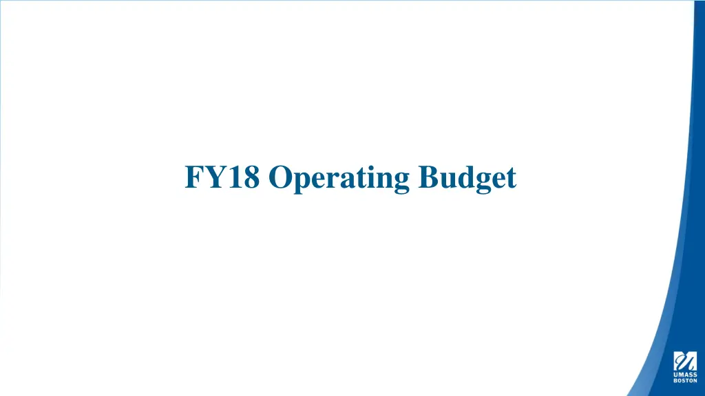 fy18 operating budget