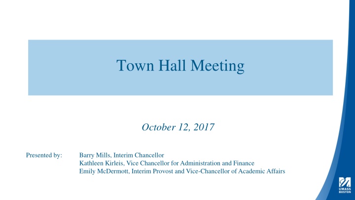 town hall meeting