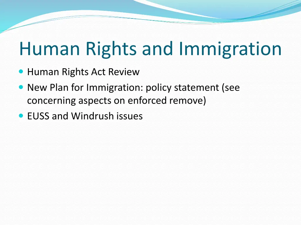 human rights and immigration