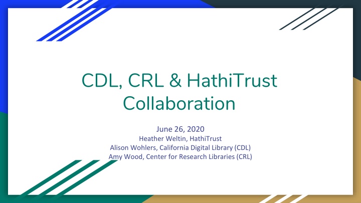 cdl crl hathitrust collaboration