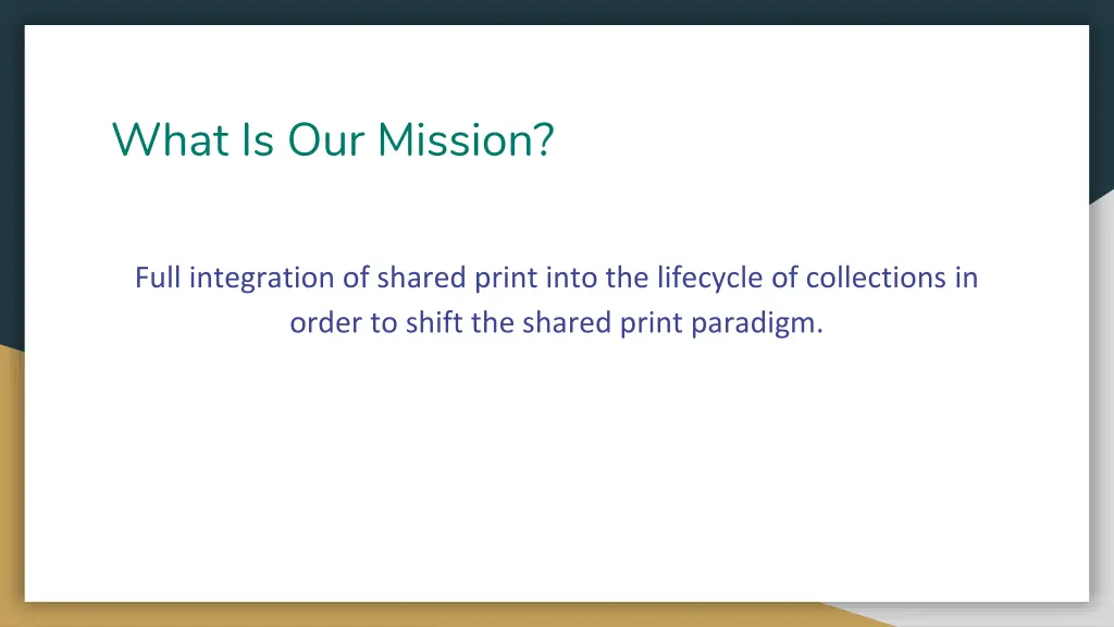 what is our mission