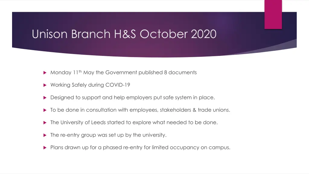 unison branch h s october 2020 1