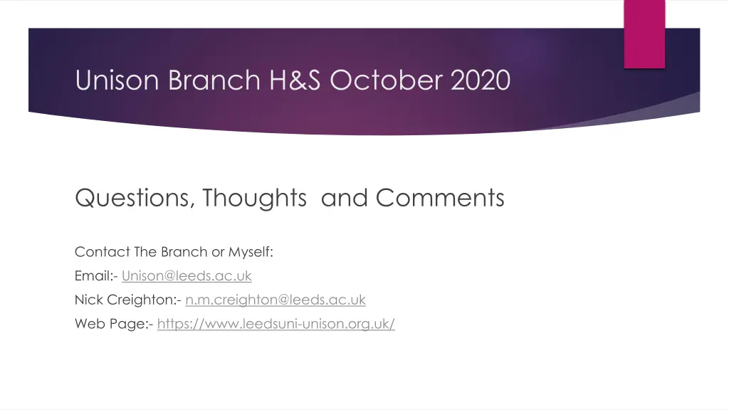 unison branch h s october 2020 8