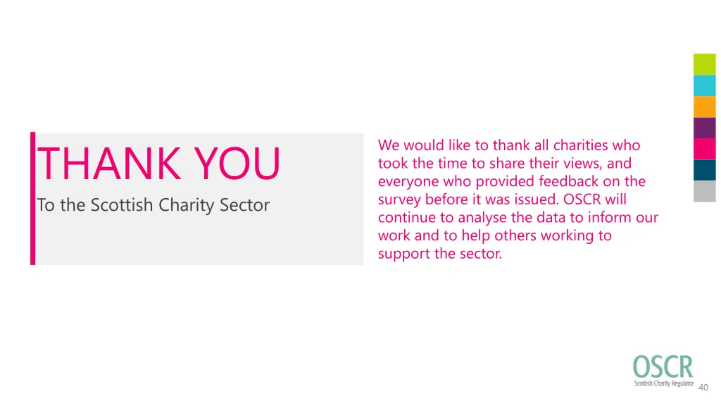 thank you to the scottish charity sector