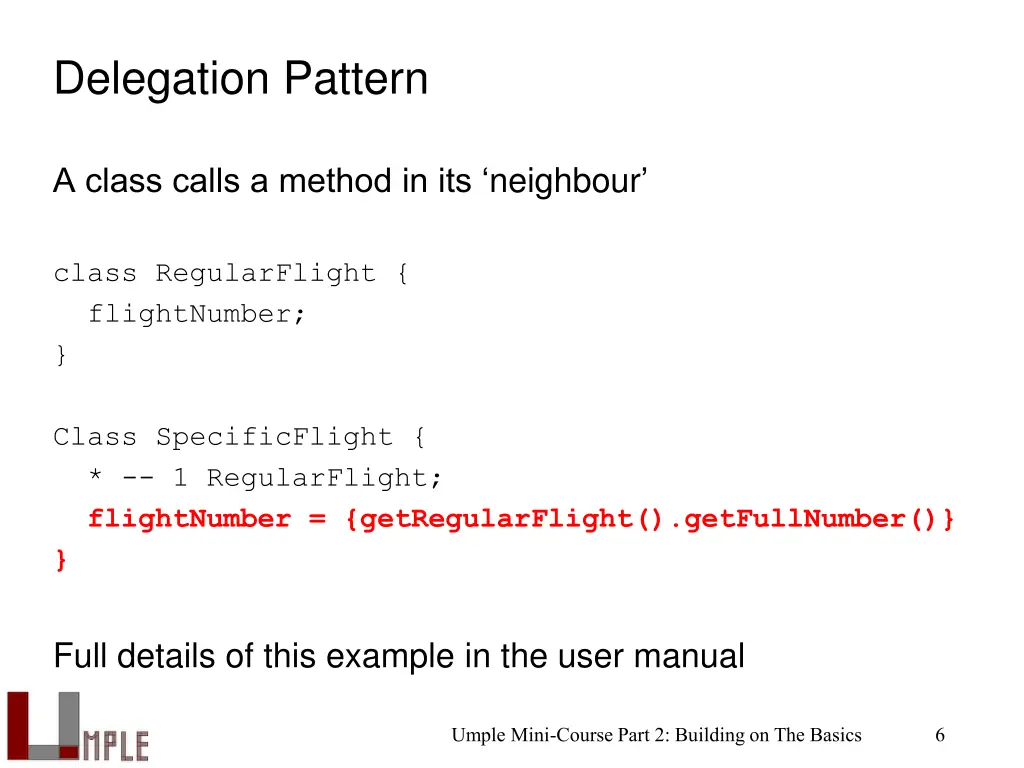 delegation pattern