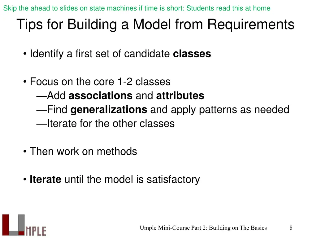 skip the ahead to slides on state machines