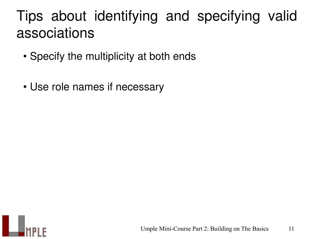 tips about identifying and specifying valid