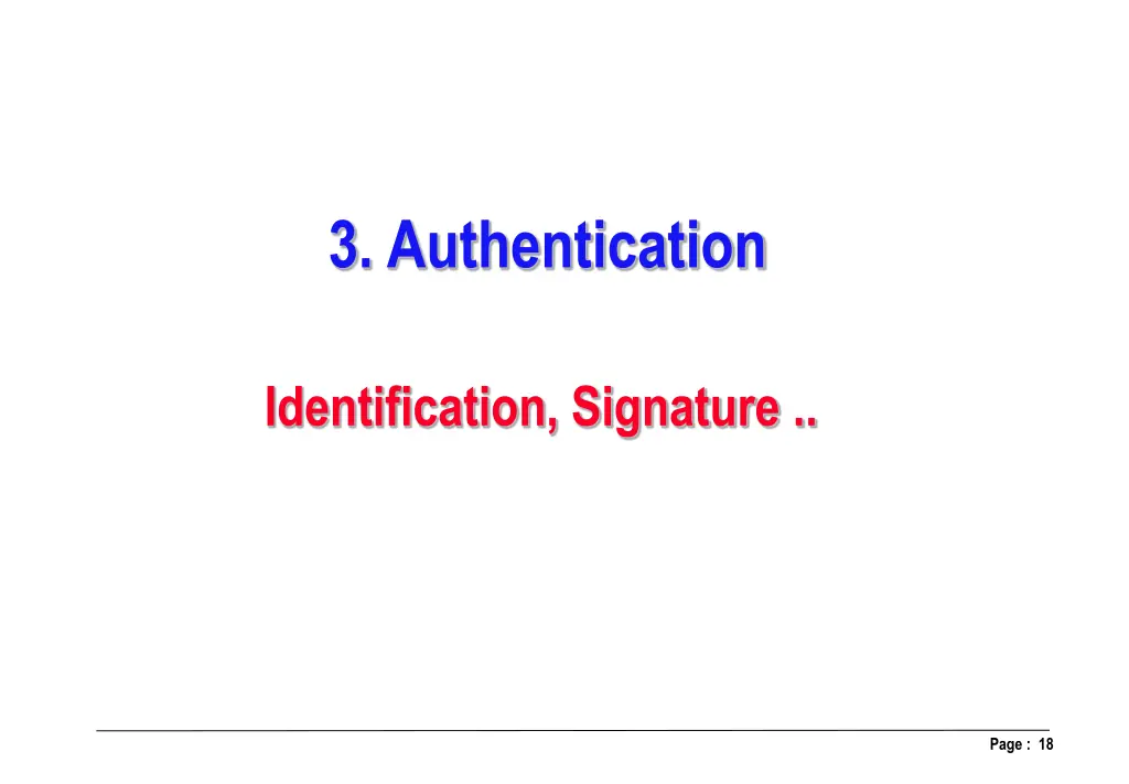 3 authentication