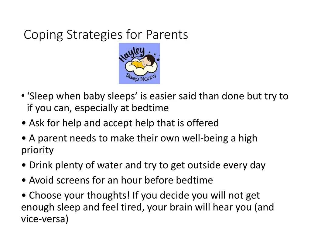 coping strategies for parents