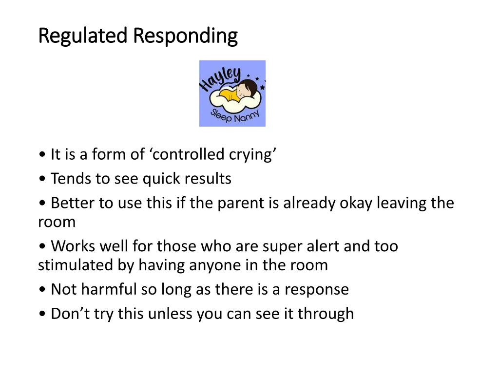 regulated responding regulated responding