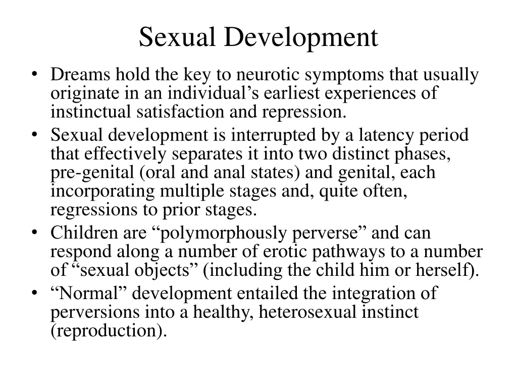 sexual development