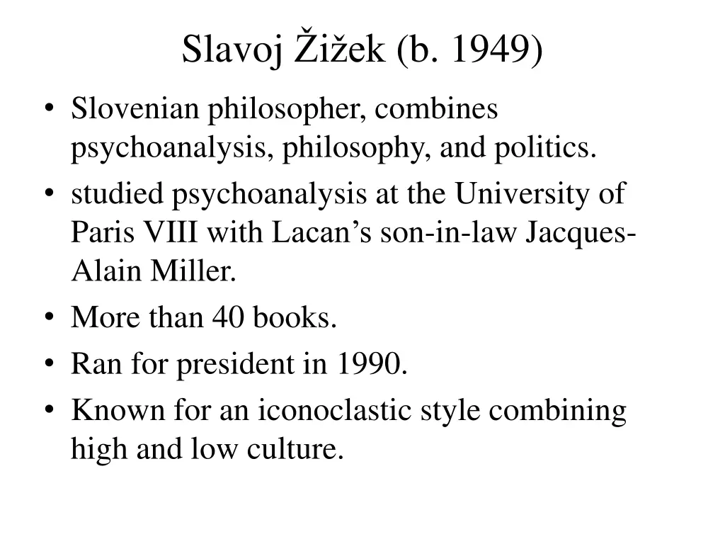 slavoj i ek b 1949