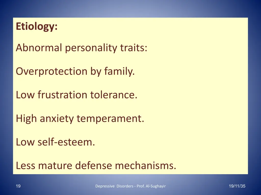 etiology 1