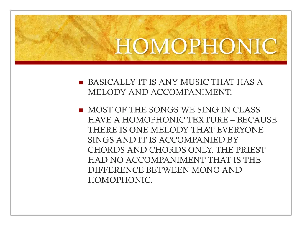 homophonic