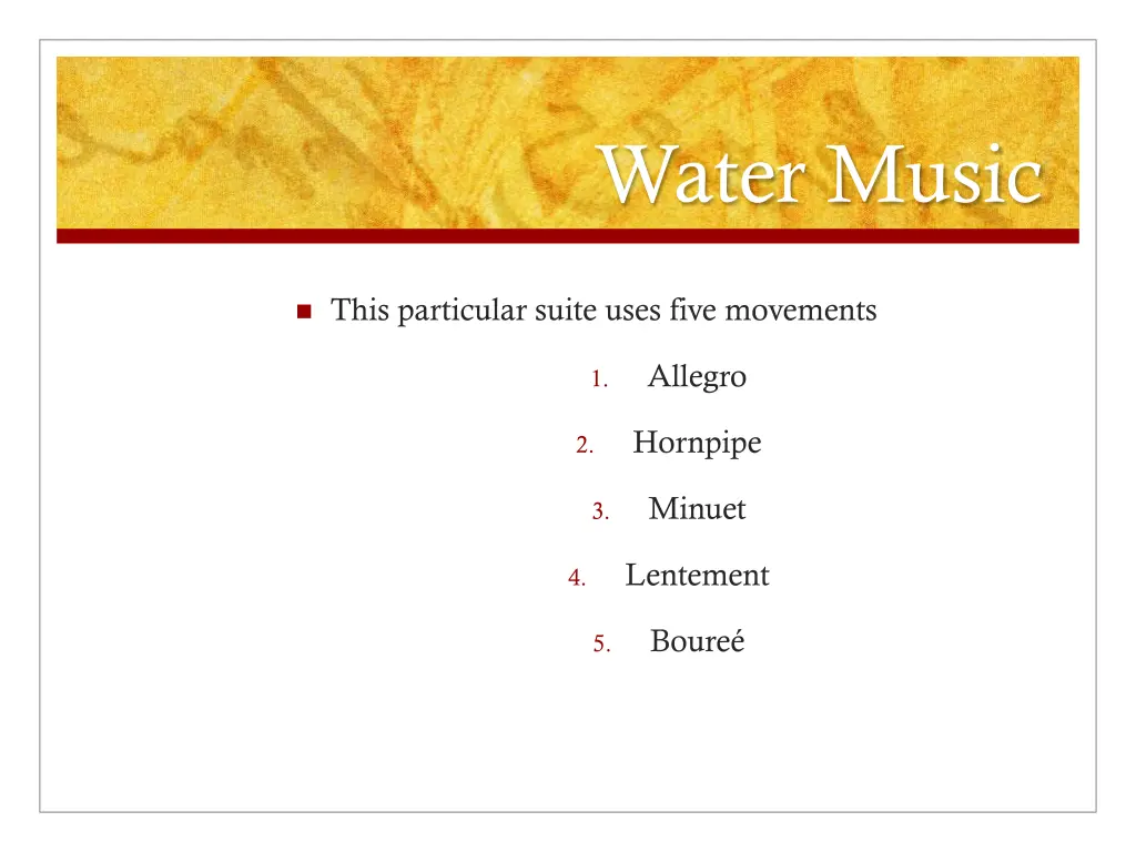 water music 1