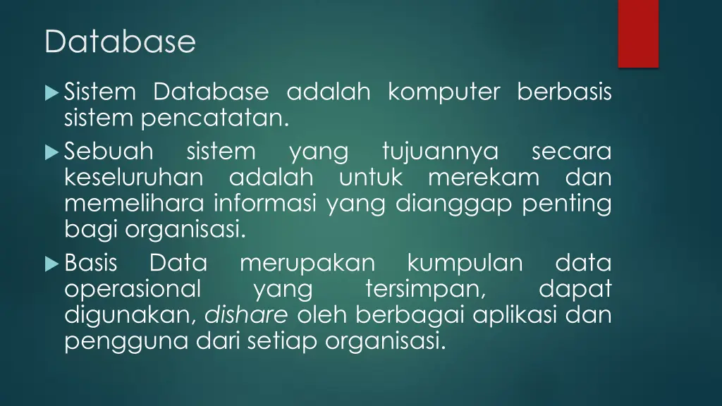 database