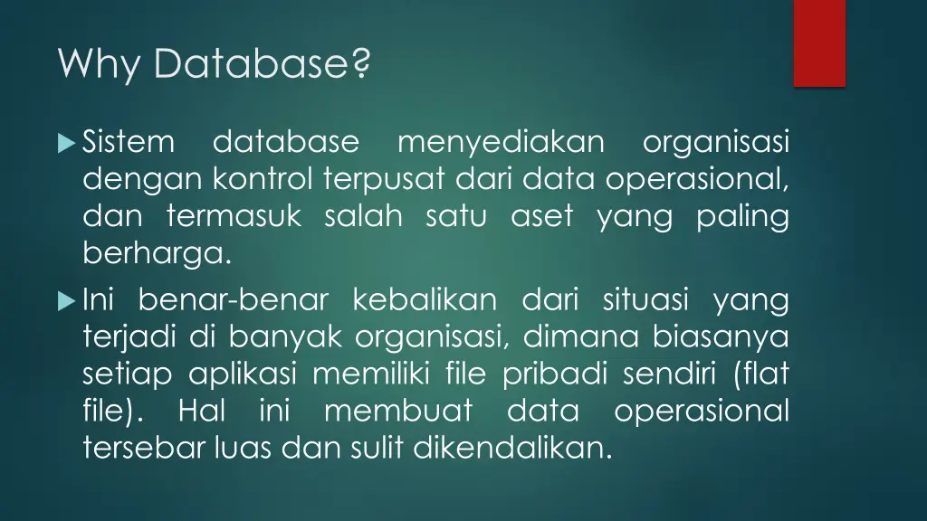 why database